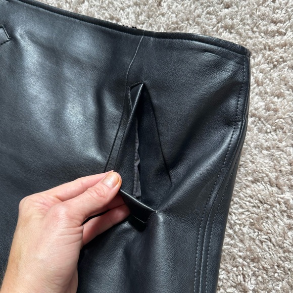BlankNYC Faux Leather Miniskirt – Black, Size 2 aka 26” Waist, Edgy & Chic Style - Picture 6 of 15